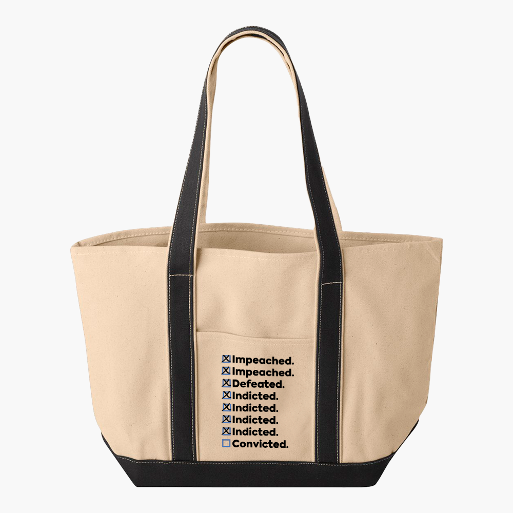 Impeached...Convicted - Straps Tote Bag