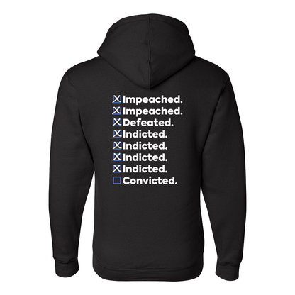 Impeached...Convicted - Heavyweight Unisex Zip Up Hoodie