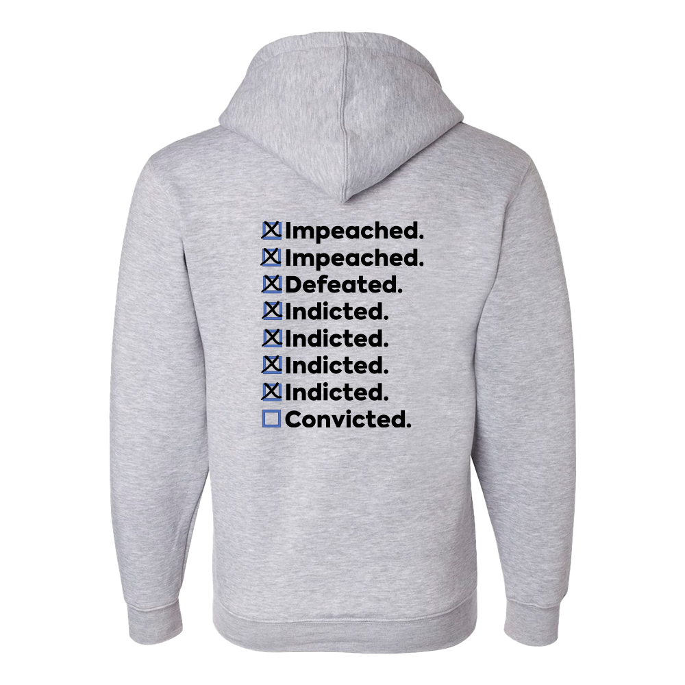 Impeached...Convicted - Heavyweight Unisex Zip Up Hoodie