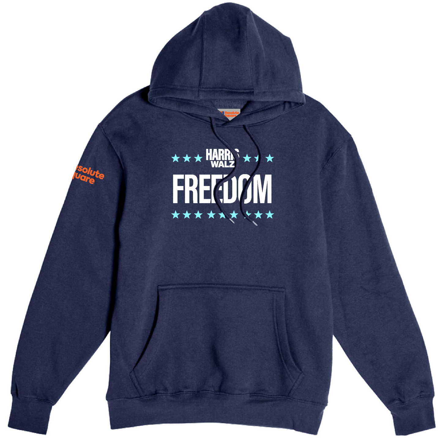 Harris Walz Freedom - Heavyweight Unisex Hooded Pocket Sweatshirt