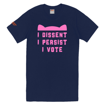 I dissent (Cat Lady) - Unisex Short Sleeve T-Shirt