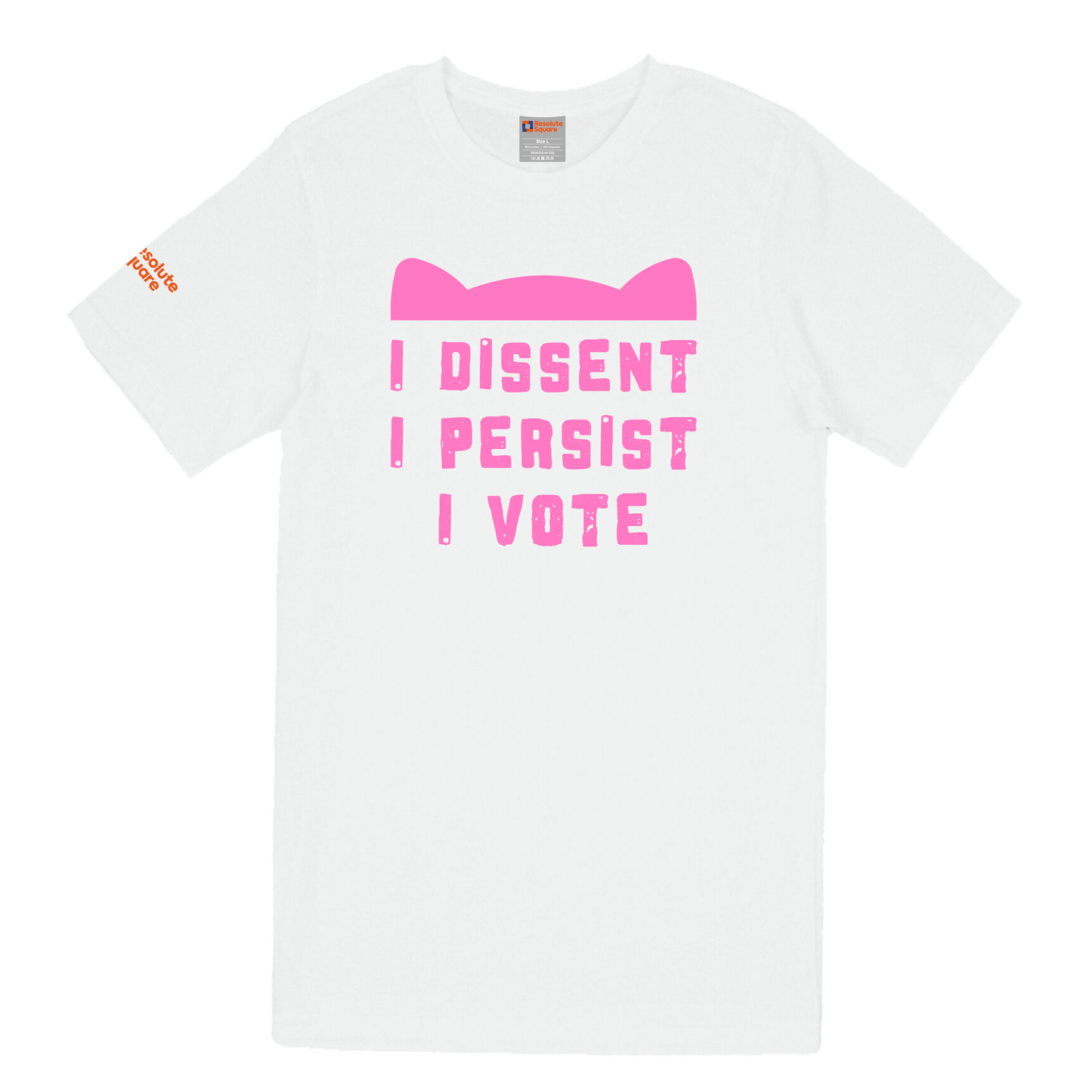 I dissent (Cat Lady) - Unisex Short Sleeve T-Shirt