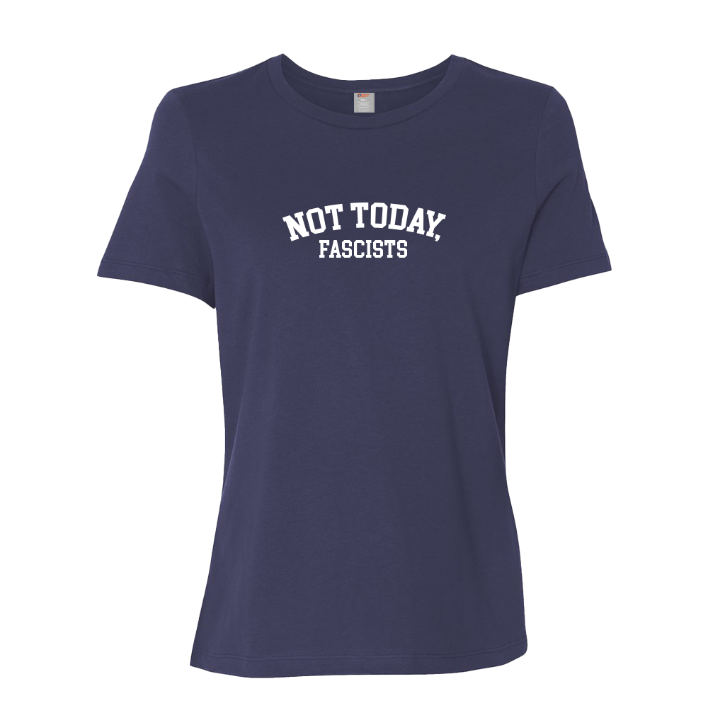 Not Today, Fascists! - Women's Short Sleeve T-Shirt