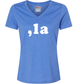 ,la - Women's Relaxed V-Neck Tee