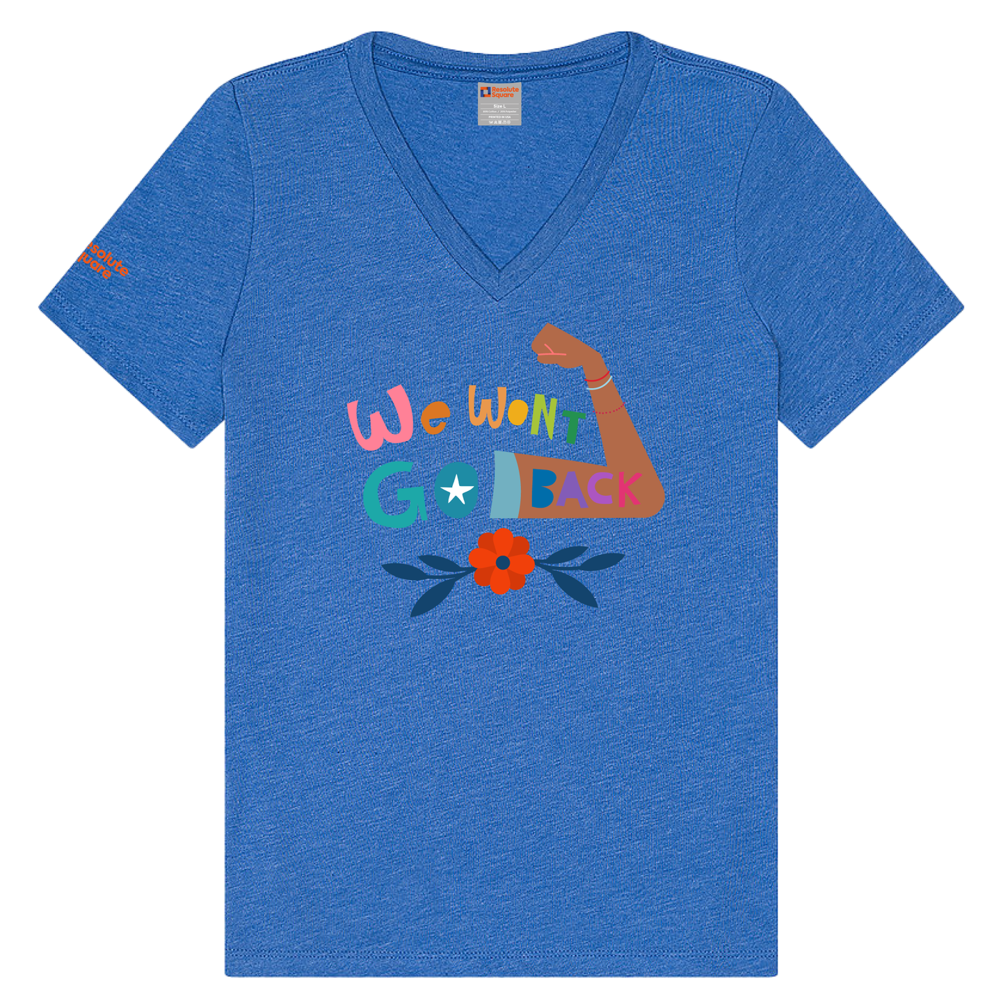 We won't go back - Women's Relaxed V-Neck Tee