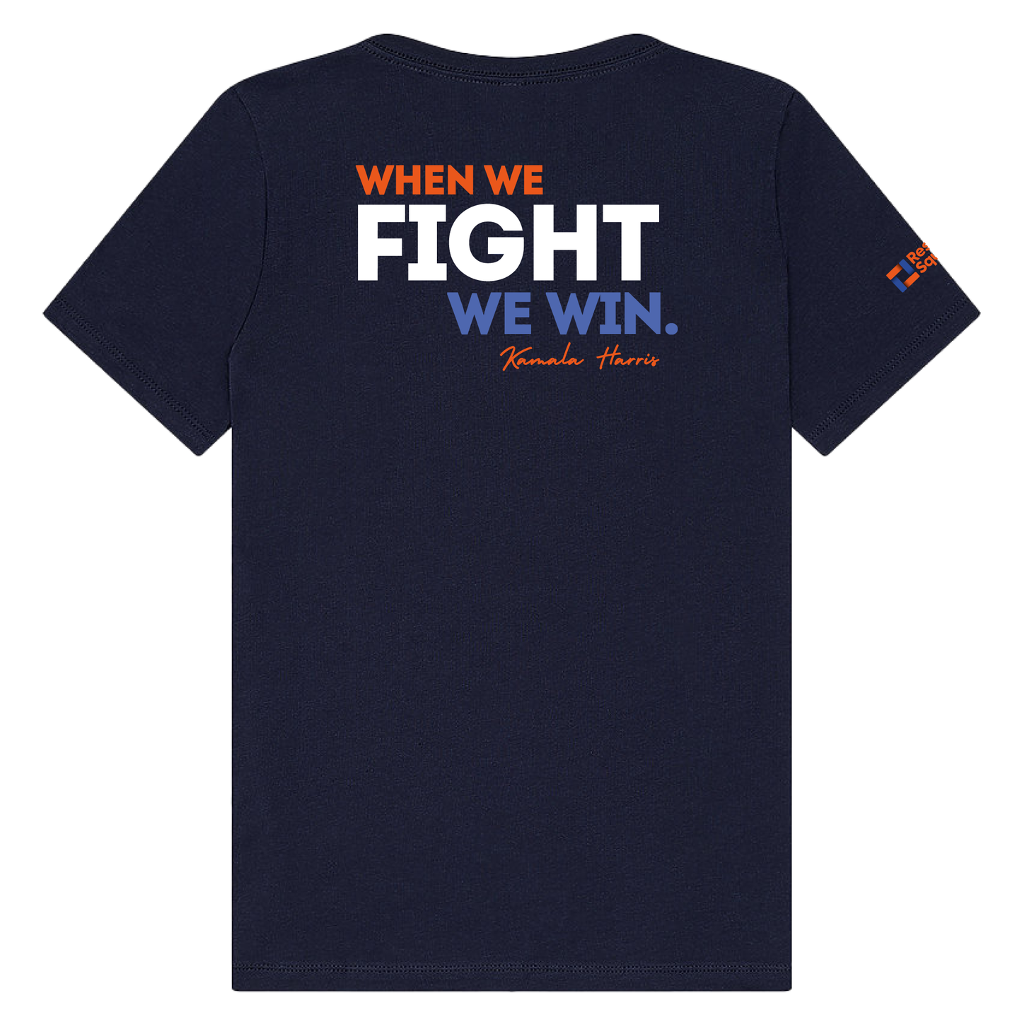 When we fight we win (colored) - Women's Relaxed V-Neck Tee