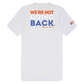 We're not going back - Women's Relaxed V-Neck Tee