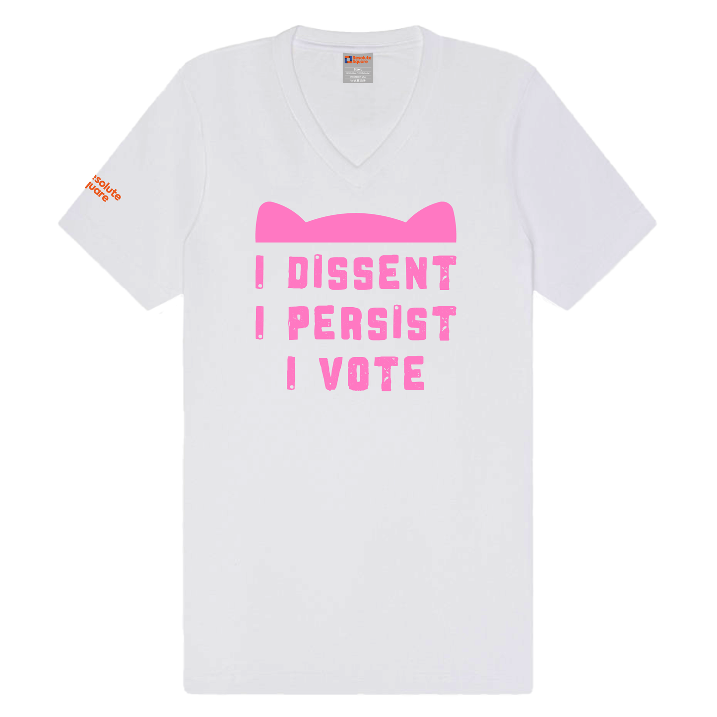 I dissent (Cat Lady) - Women's Relaxed V-Neck Tee