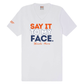 Say it to my face - Women's Relaxed V-Neck Tee