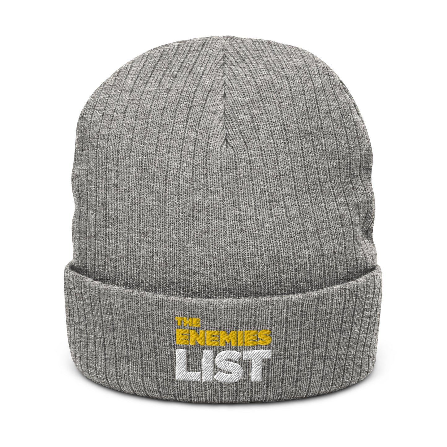 The Enemies List - Ribbed knit beanie