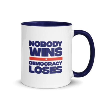 Nobody Wins - Mug with Color Inside