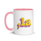 ,la - Mug with Color Inside