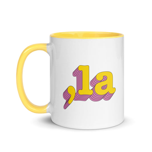 ,la - Mug with Color Inside